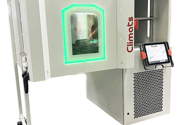 Lire la suite : Enceinte climatique pour Pot Vibrant avec machinerie déportée