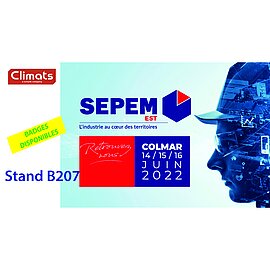 Lire la suite : Salon SEPEM COLMAR 14-16 juin 2022